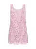Pink Floral Lace Mini Dress sold by Lord & Taylor