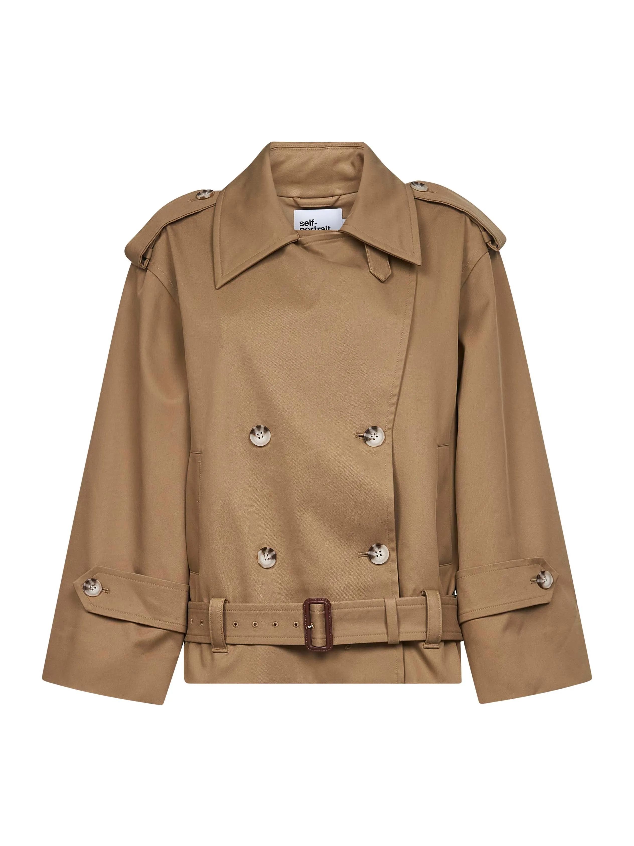 Beige Gabardine Trench Jacket sold by Lord & Taylor