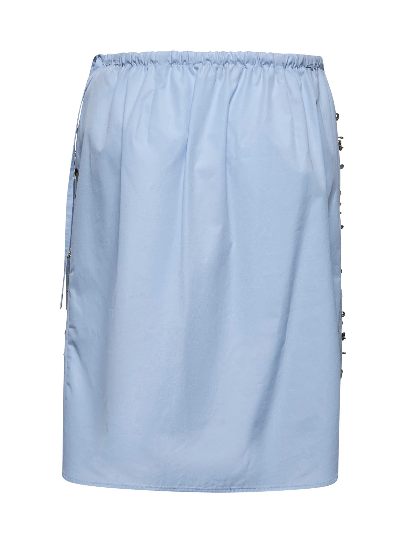 Light Blue Embellished Poplin Skirt sold by Lord & Taylor product image thumbnail 2