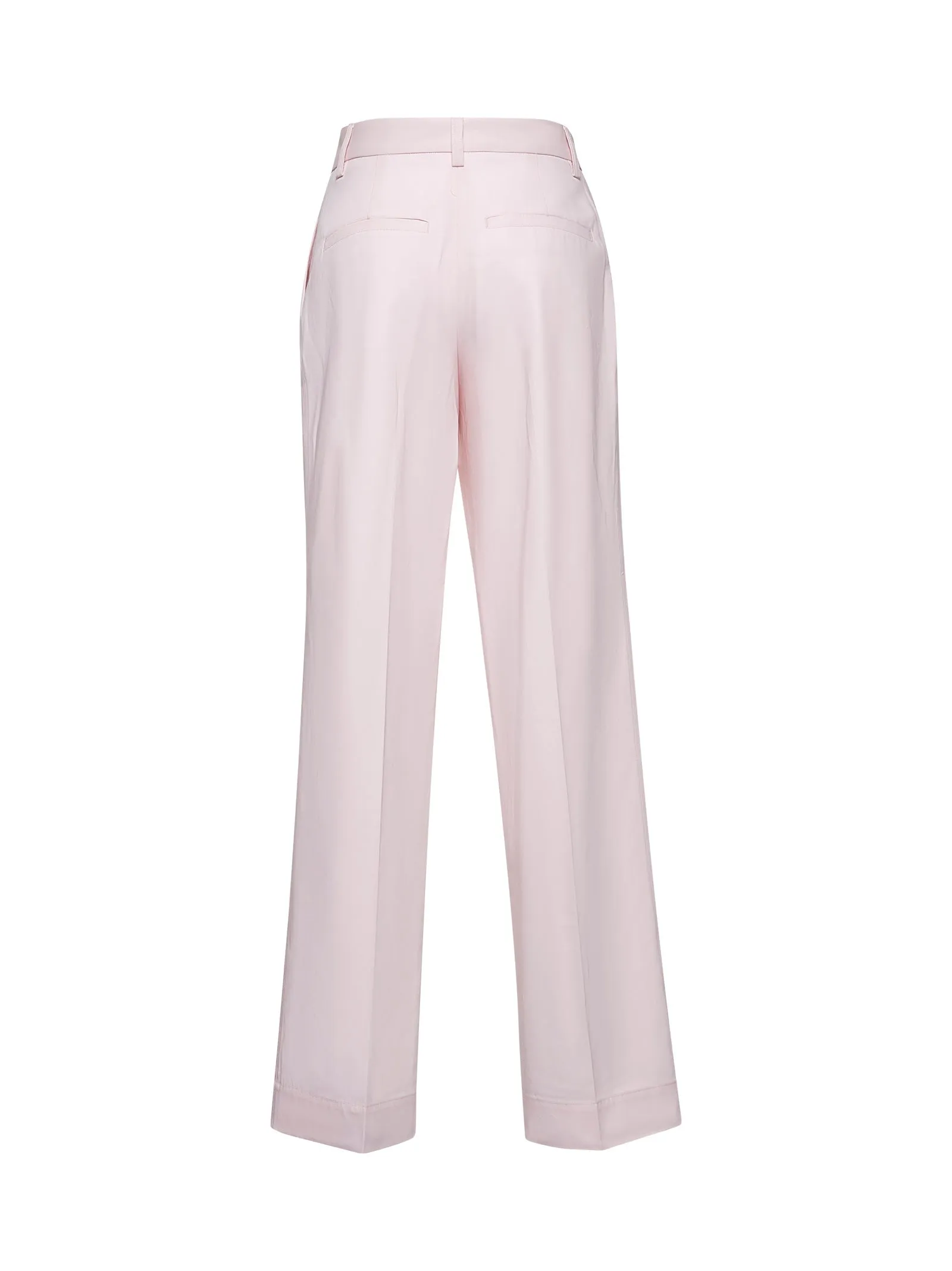 Pink Crisp Cotton Trousers sold by Lord & Taylor product image thumbnail 2