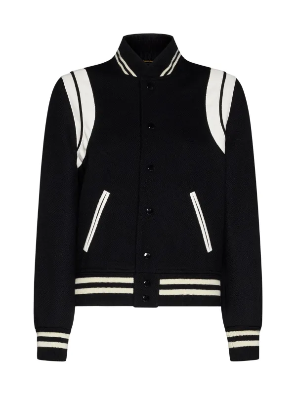Saint Laurent Teddy Wool Bomber Jacket sold by Lord & Taylor