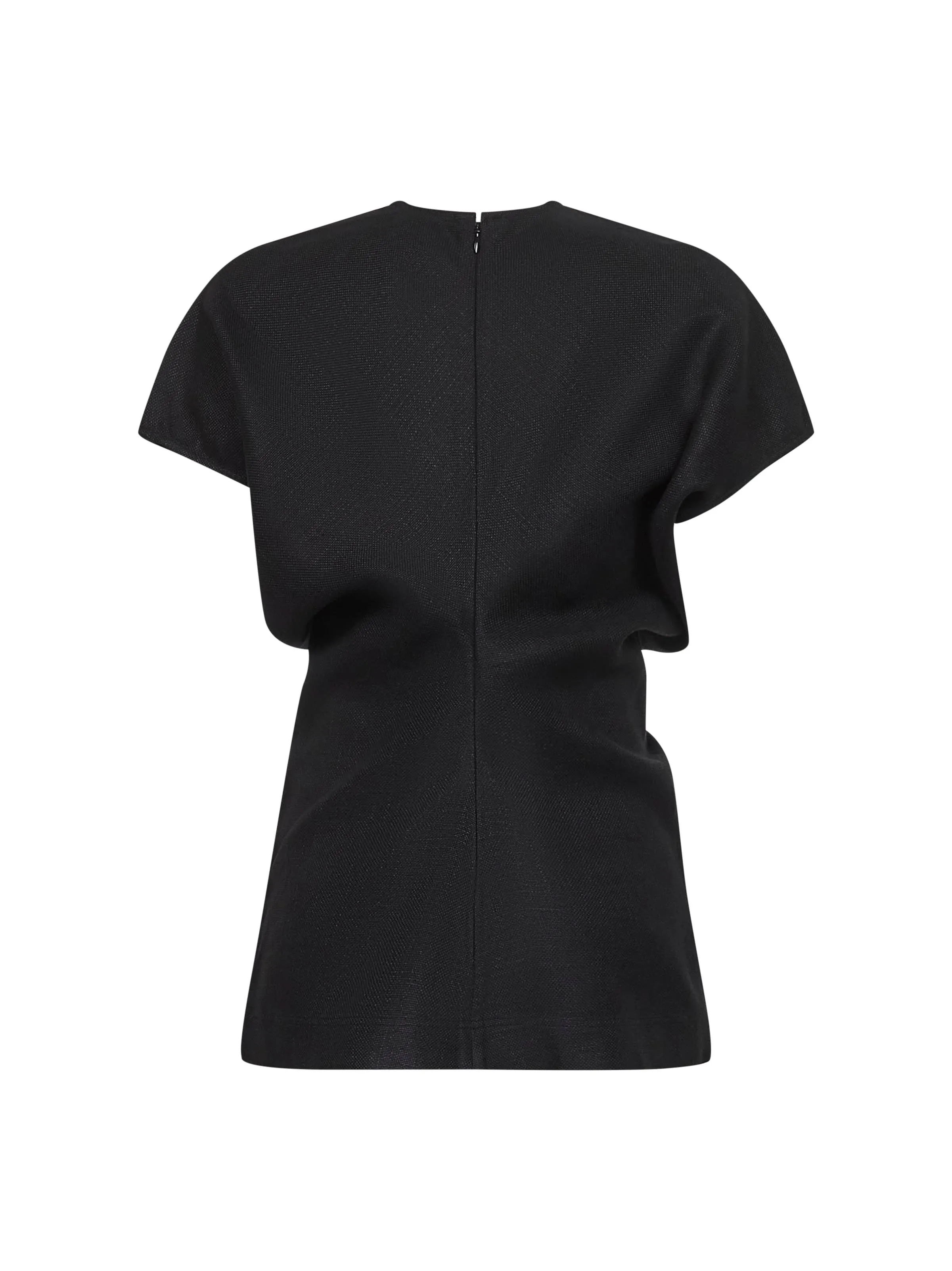 Black Basketweave Slouch Waist Top sold by Lord & Taylor product image thumbnail 2