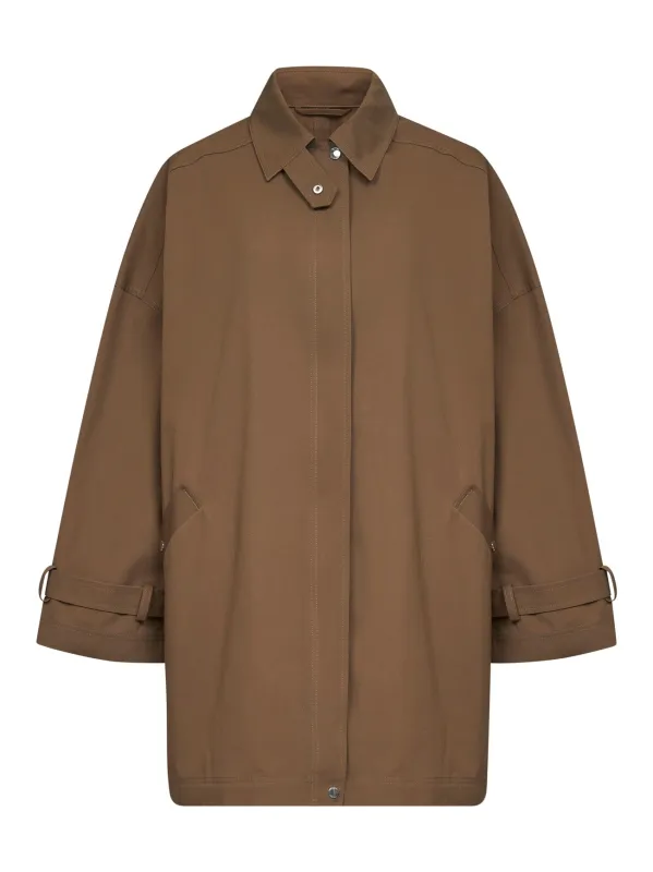 Hazel Organic Cotton Oversized Trench Jacket sold by Lord & Taylor