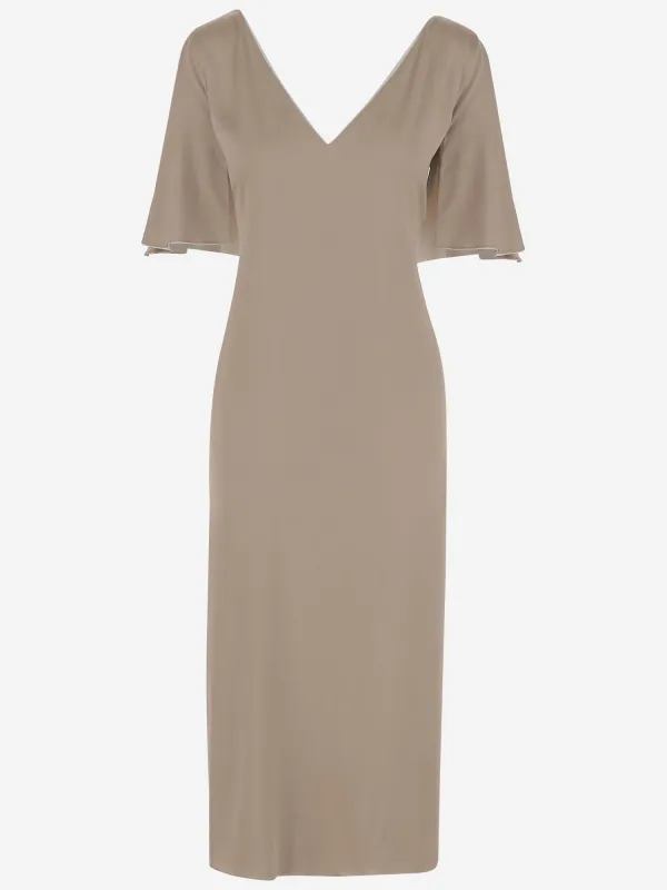 TWENTY DRESS MADE OF SILK SATIN sold by Lord & Taylor