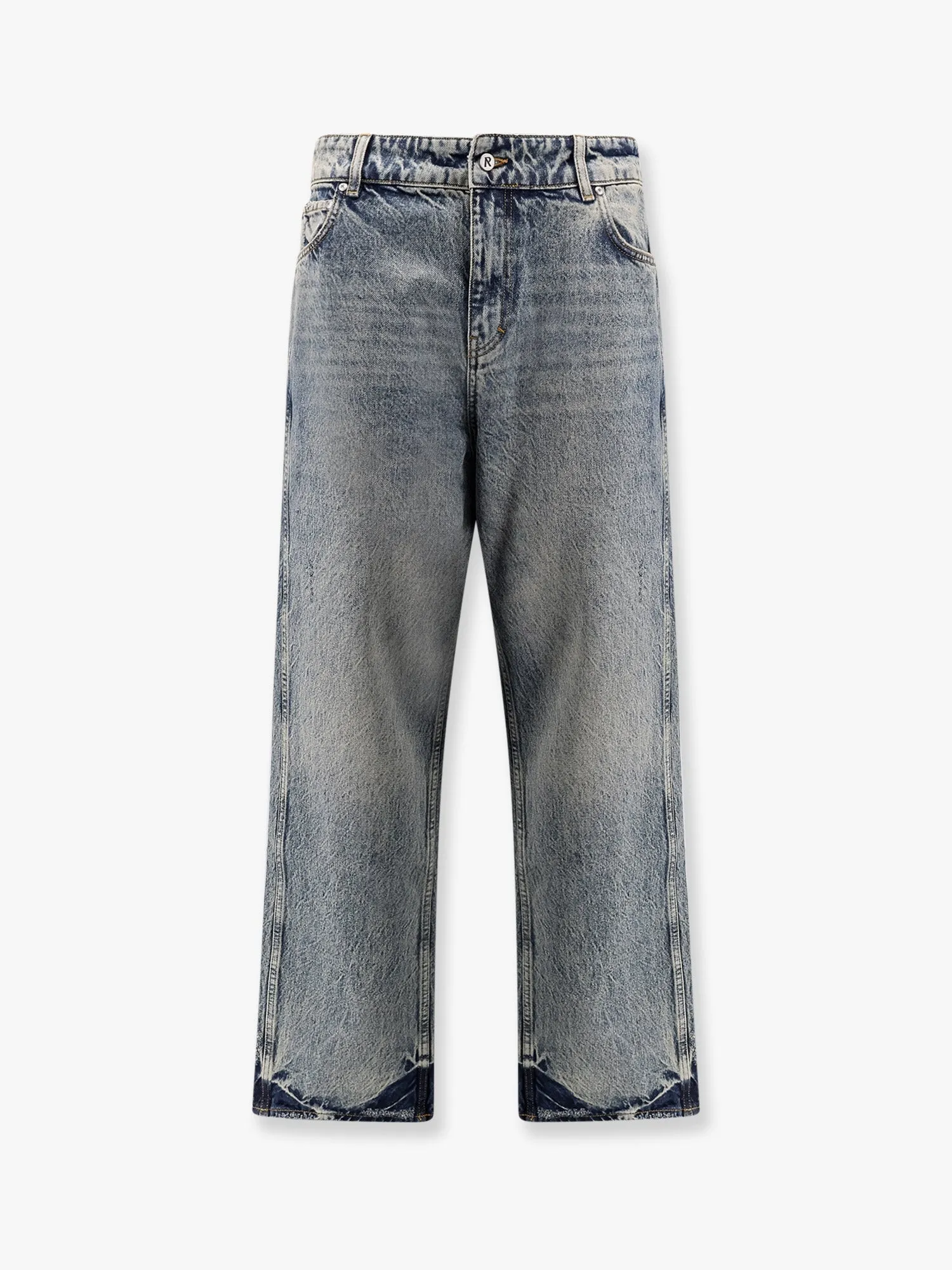 R2 used effect jeans sold by Lord & Taylor