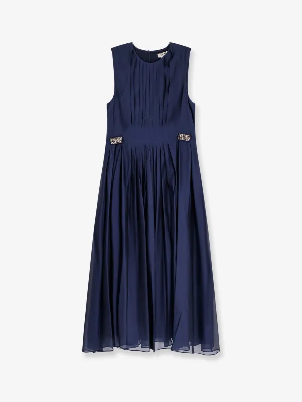 Wally silk blend long dress sold by Lord & Taylor