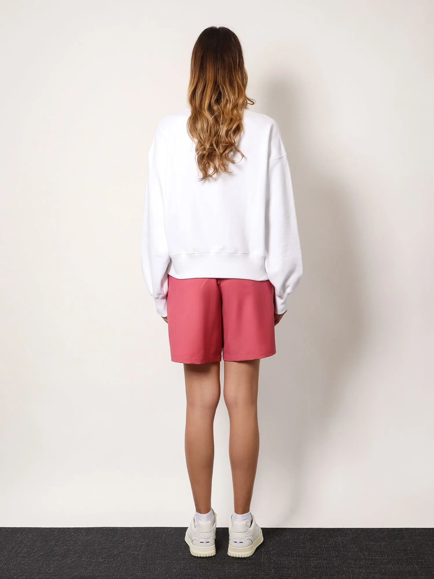 Cotton sweatshirt with frontal flocked logo sold by Lord & Taylor product image thumbnail 3