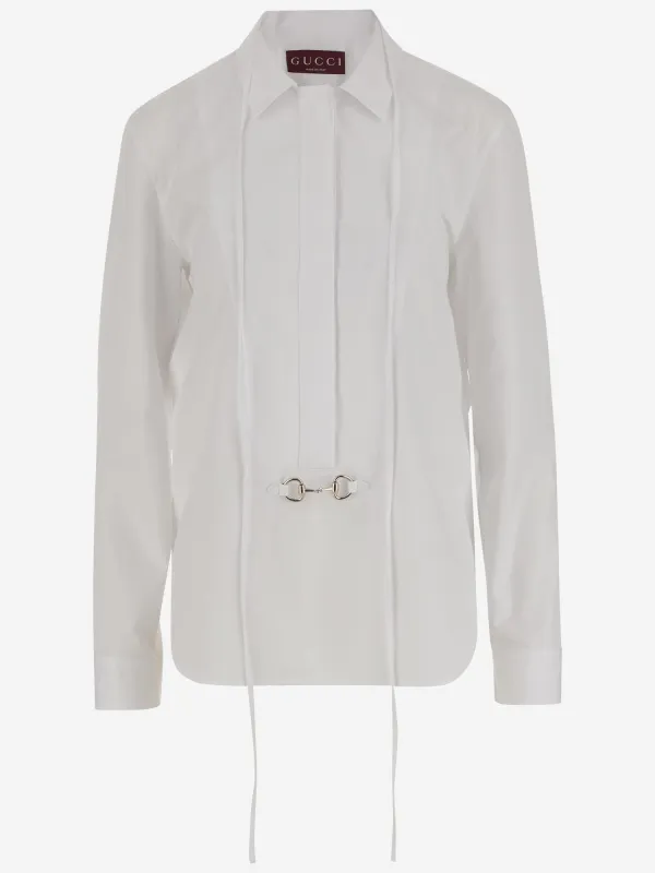 Cotton Poplin Shirt with Hook sold by Lord & Taylor