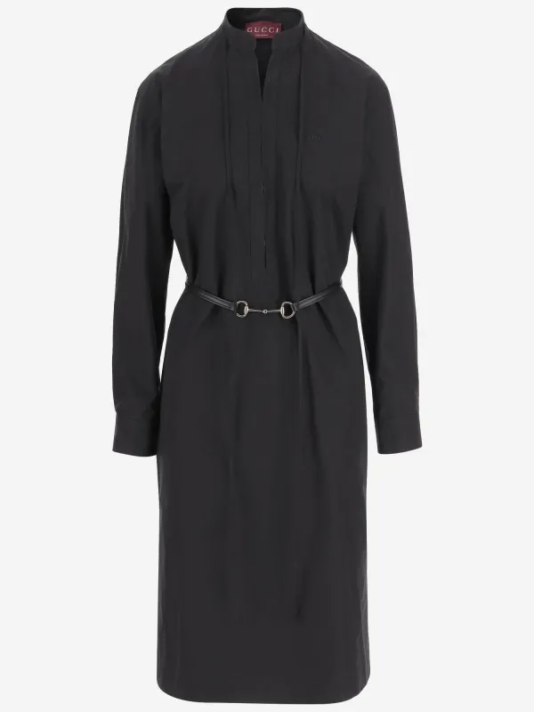 Cotton Poplin Dress with Belt sold by Lord & Taylor