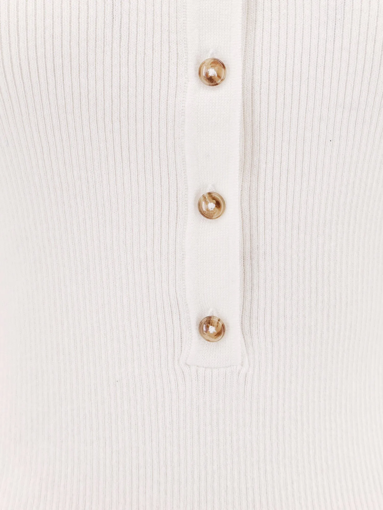 Ribbed cotton and cachemire polo shirt sold by Lord & Taylor product image thumbnail 3