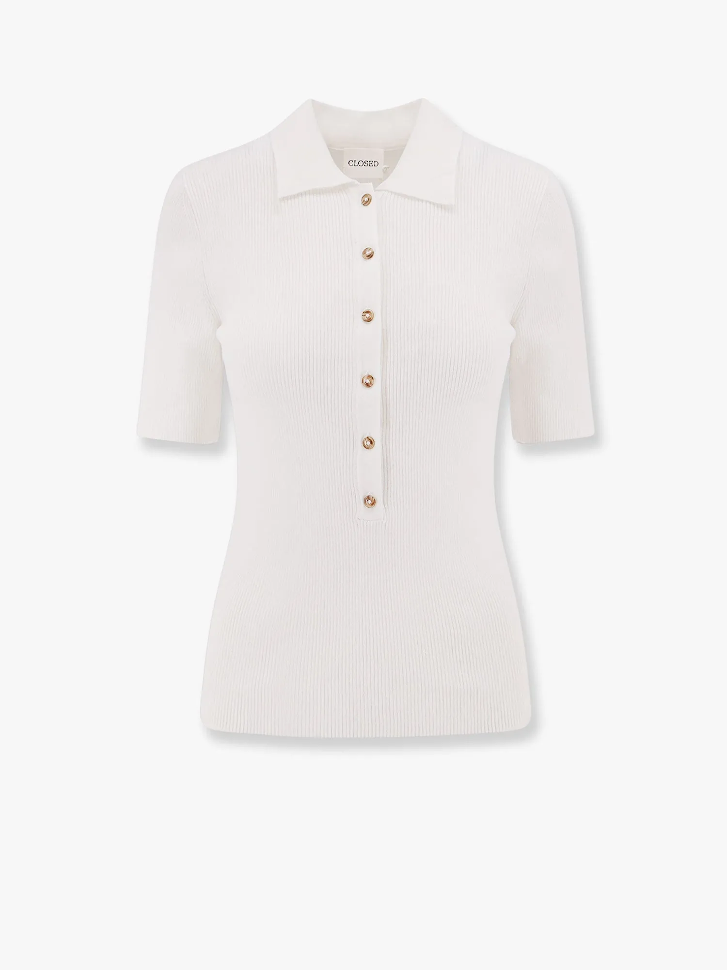 Ribbed cotton and cachemire polo shirt sold by Lord & Taylor