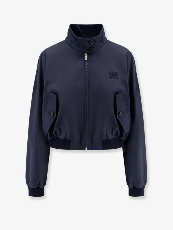 Miu Miu Panama Jacket with Patch made by Miu Miu