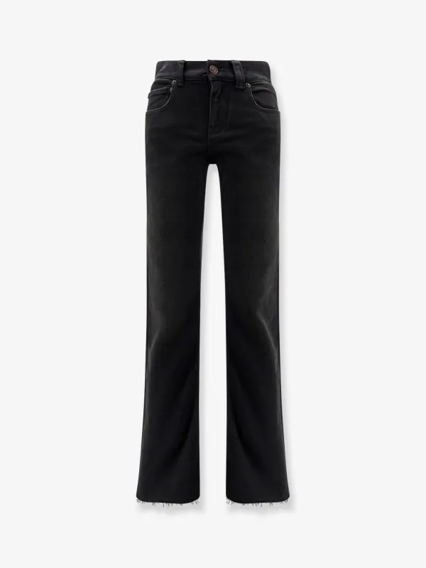 Frayed Edge Denim Trousers sold by Lord & Taylor