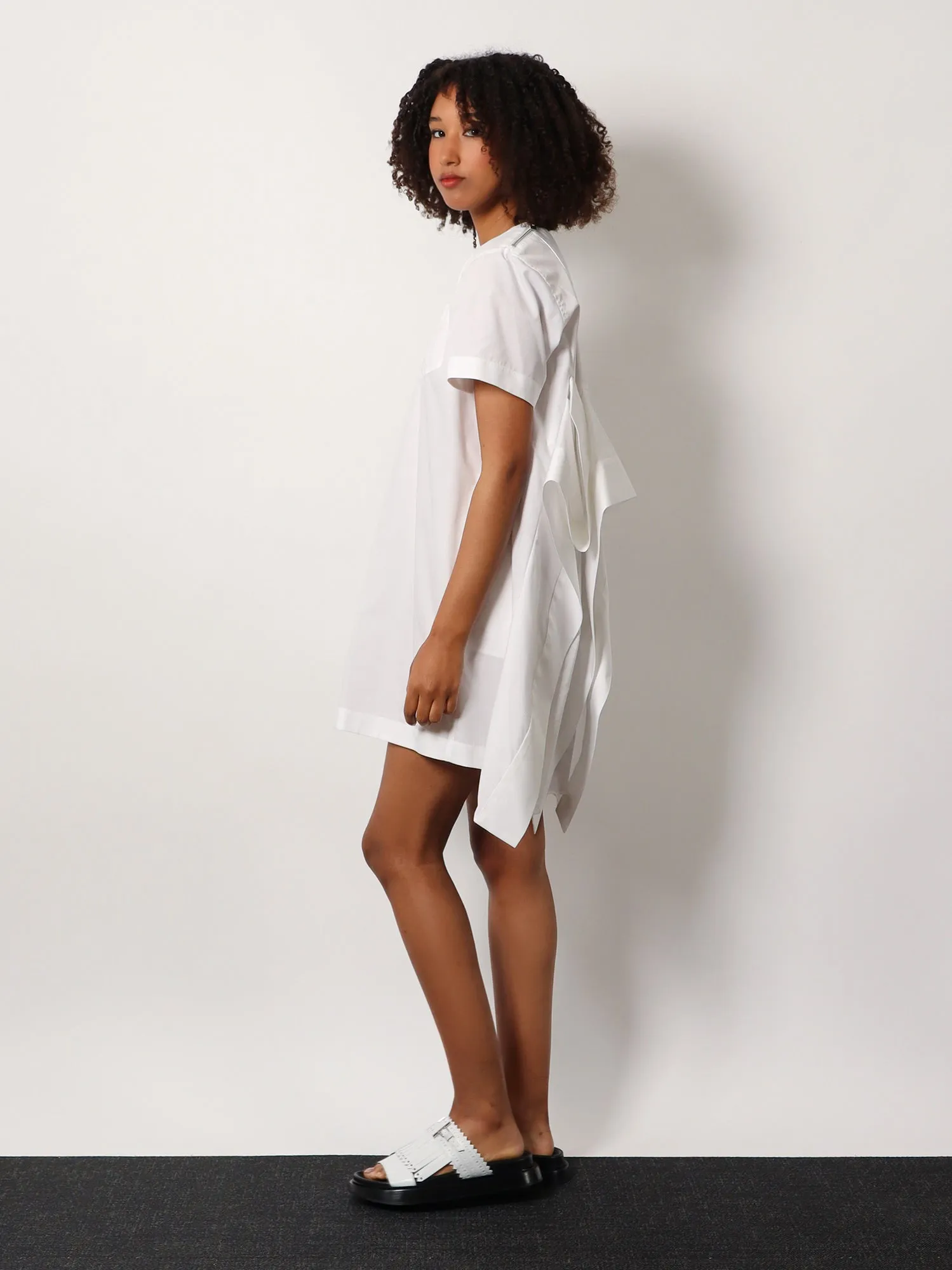 Dress with Draped Cotton Inserts sold by Lord & Taylor product image thumbnail 2