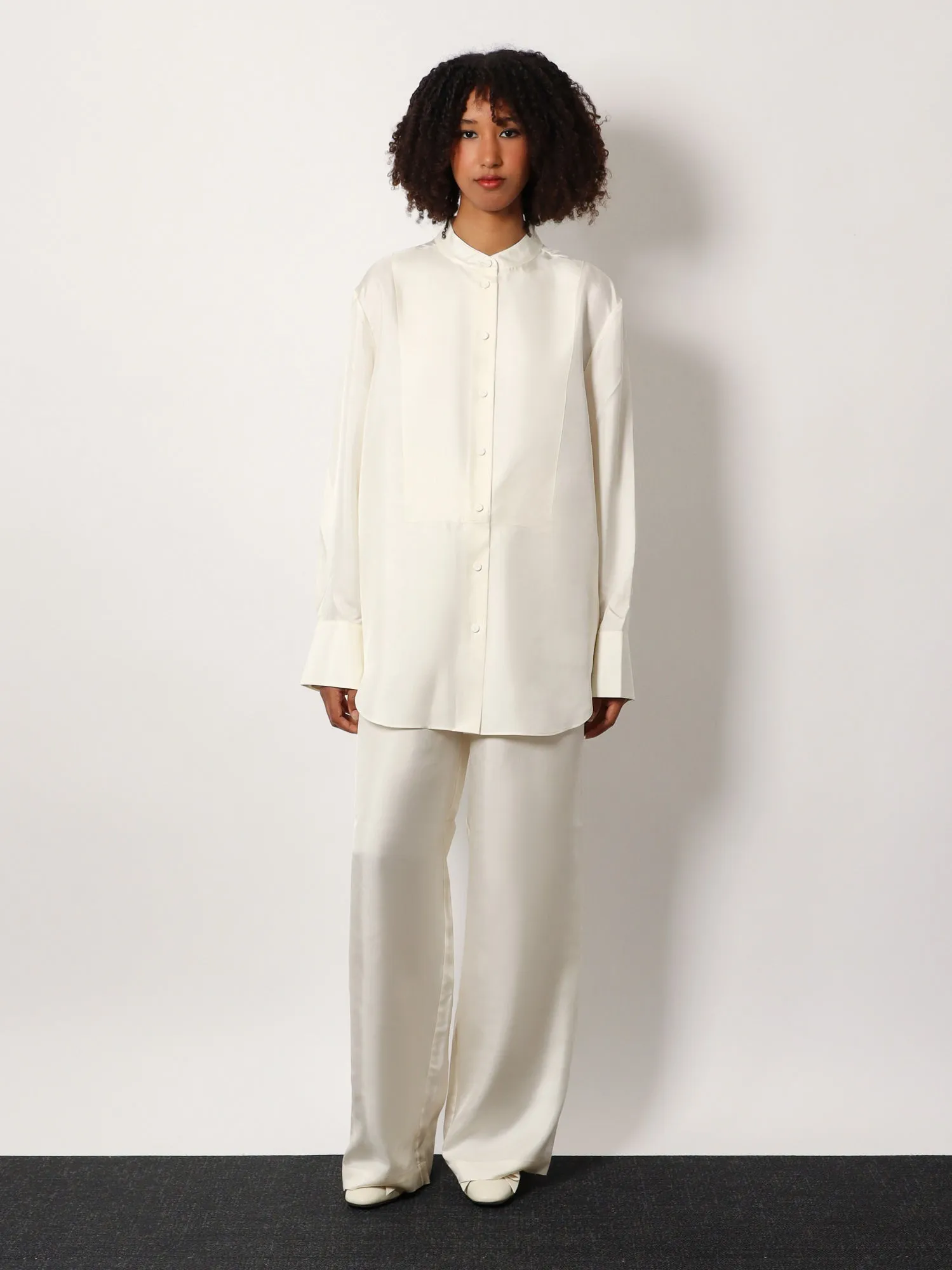 Tuxedo Silk Shirt sold by Lord & Taylor product image thumbnail 2