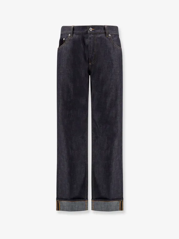 Wide Leg Jeans with Turn Ups sold by Lord & Taylor