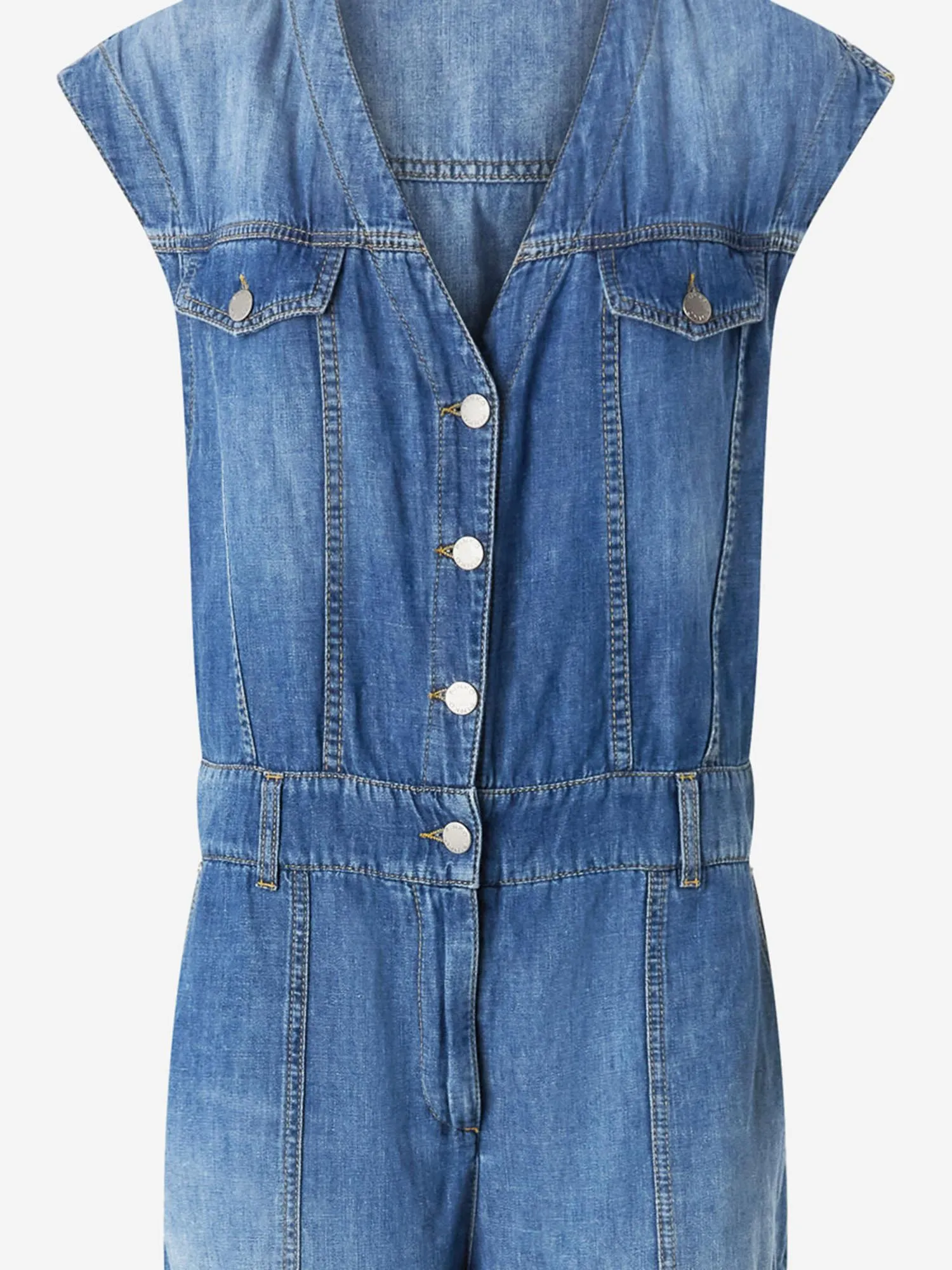 Cotton and linen jumpsuit sold by Lord & Taylor product image thumbnail 2