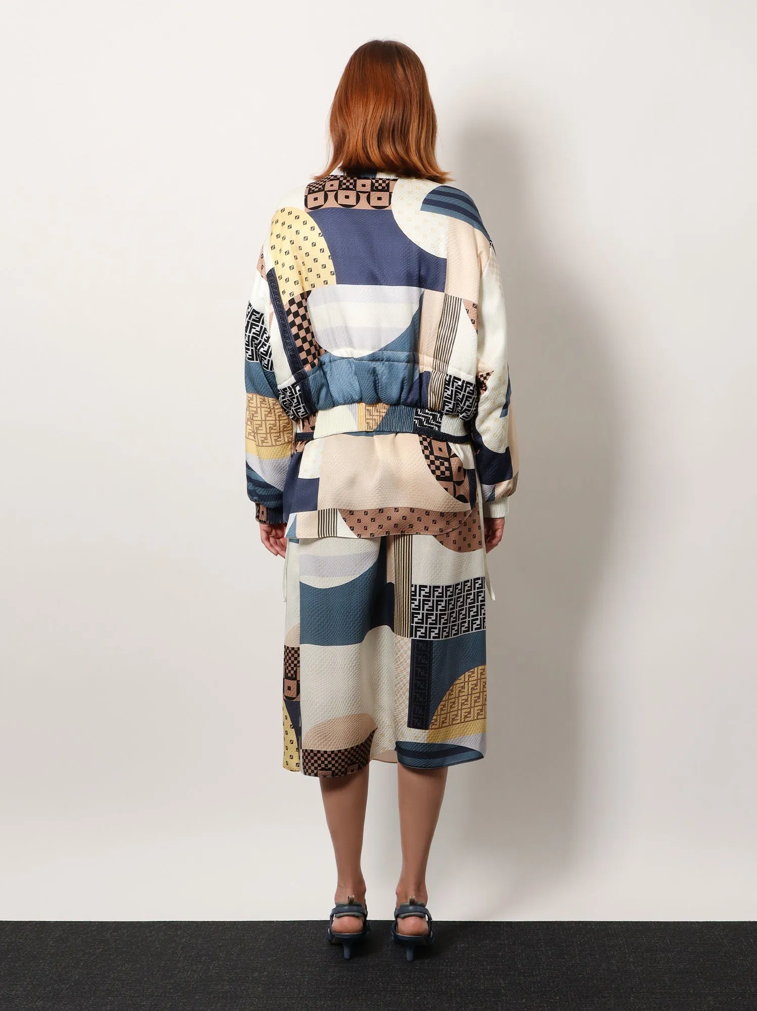 Reversible Patchwork Silk Bomber sold by Lord & Taylor product image thumbnail 5