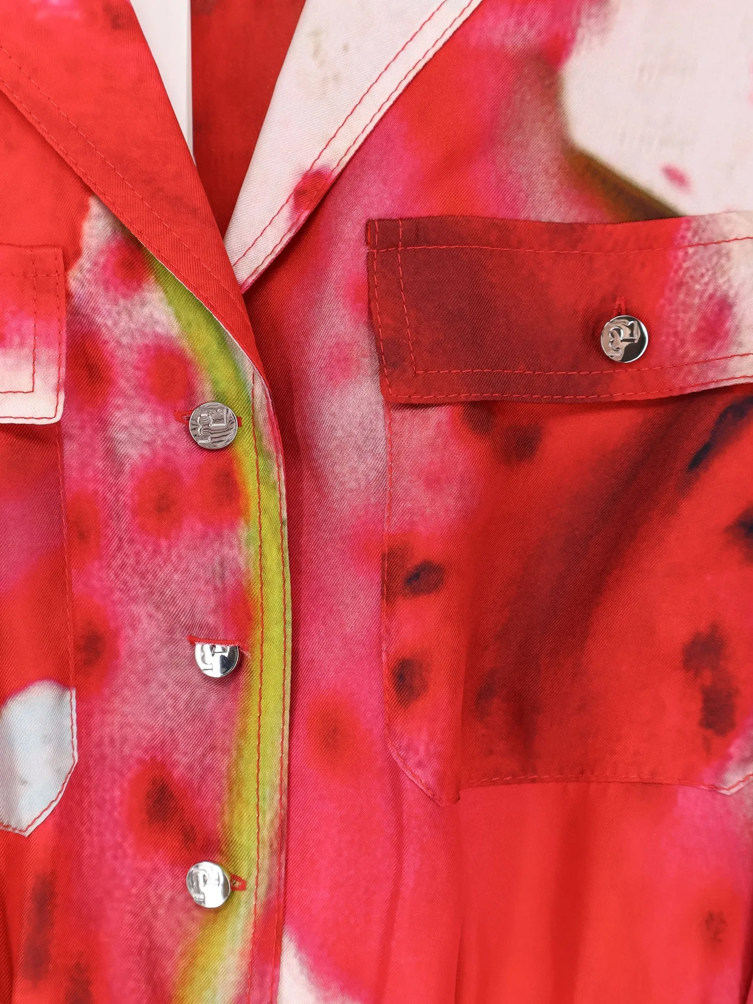 Printed Silk Chemisier Dress sold by Lord & Taylor product image thumbnail 3