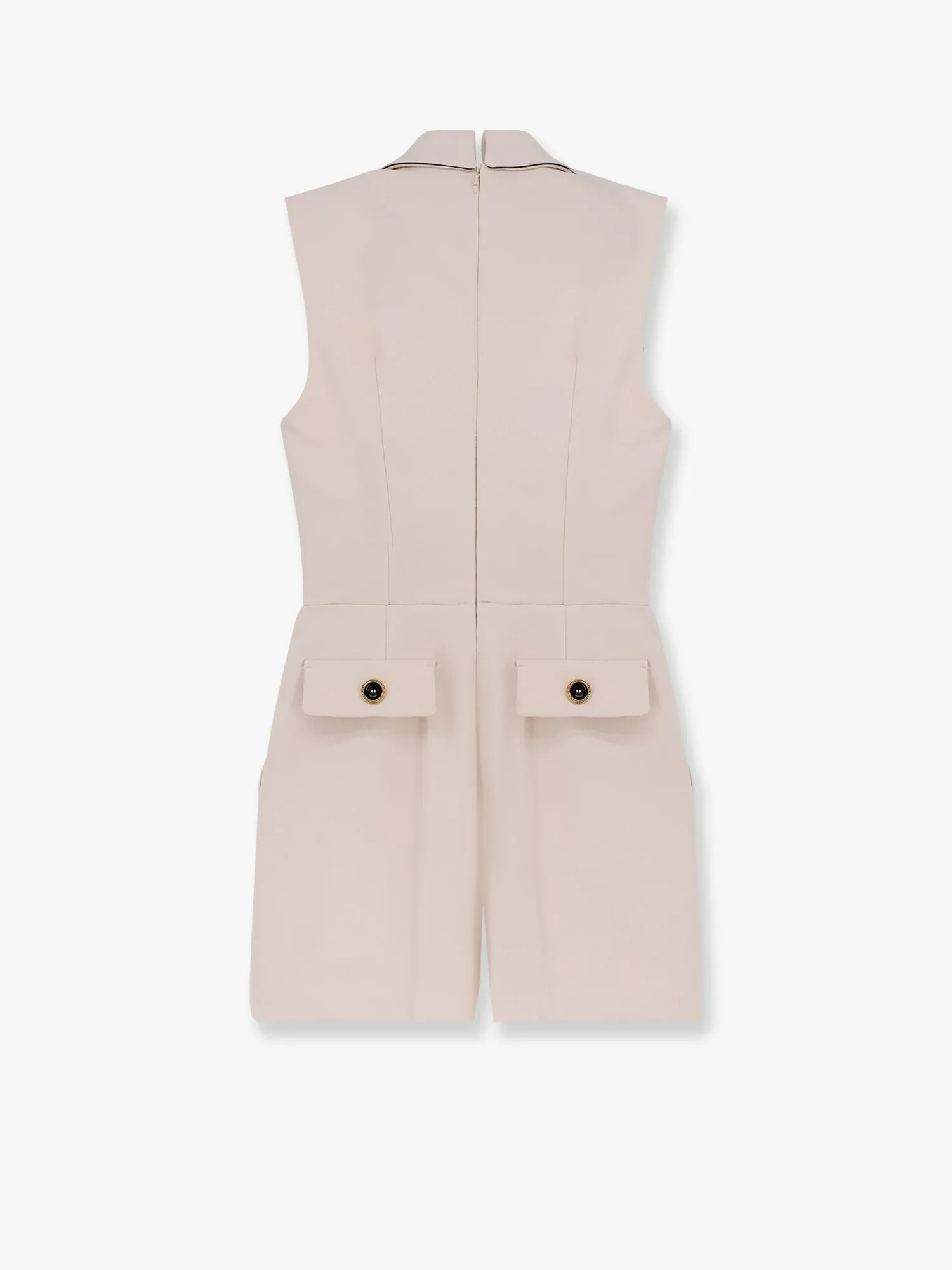 Jumpsuit with sholder pads and leather belt sold by Lord & Taylor product image thumbnail 5