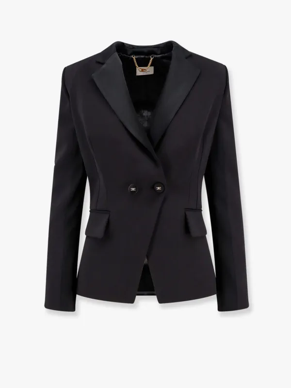 Double-breasted blazer with covered buttons sold by Lord & Taylor