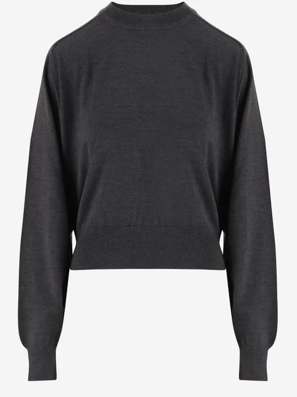 MERINO WOOL SWEATER WITH LOGO EMBROIDERY sold by Lord & Taylor