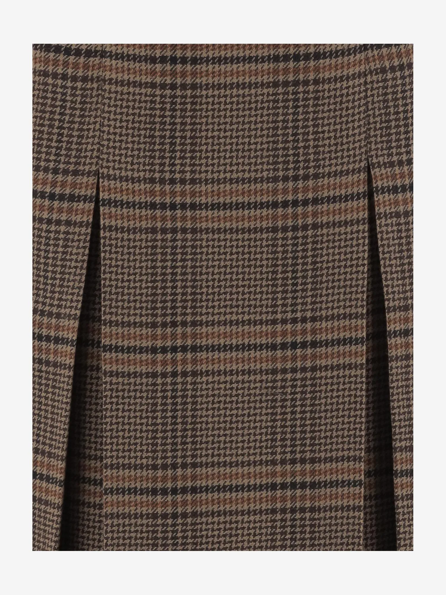 Prince of Wales Wool Midi Skirt sold by Lord & Taylor product image thumbnail 3