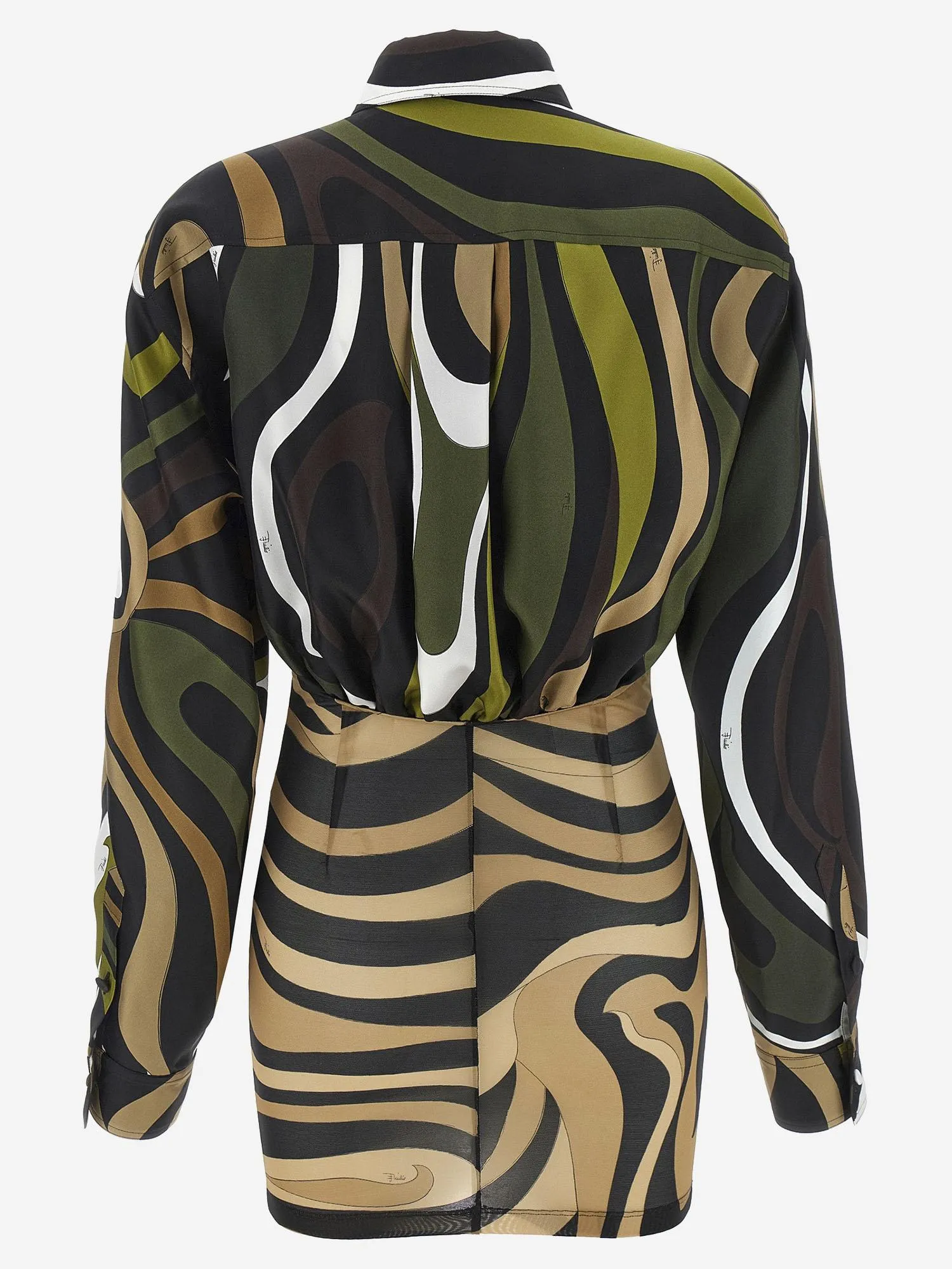 Long-sleeved mini dress with marble print sold by Lord & Taylor product image thumbnail 2