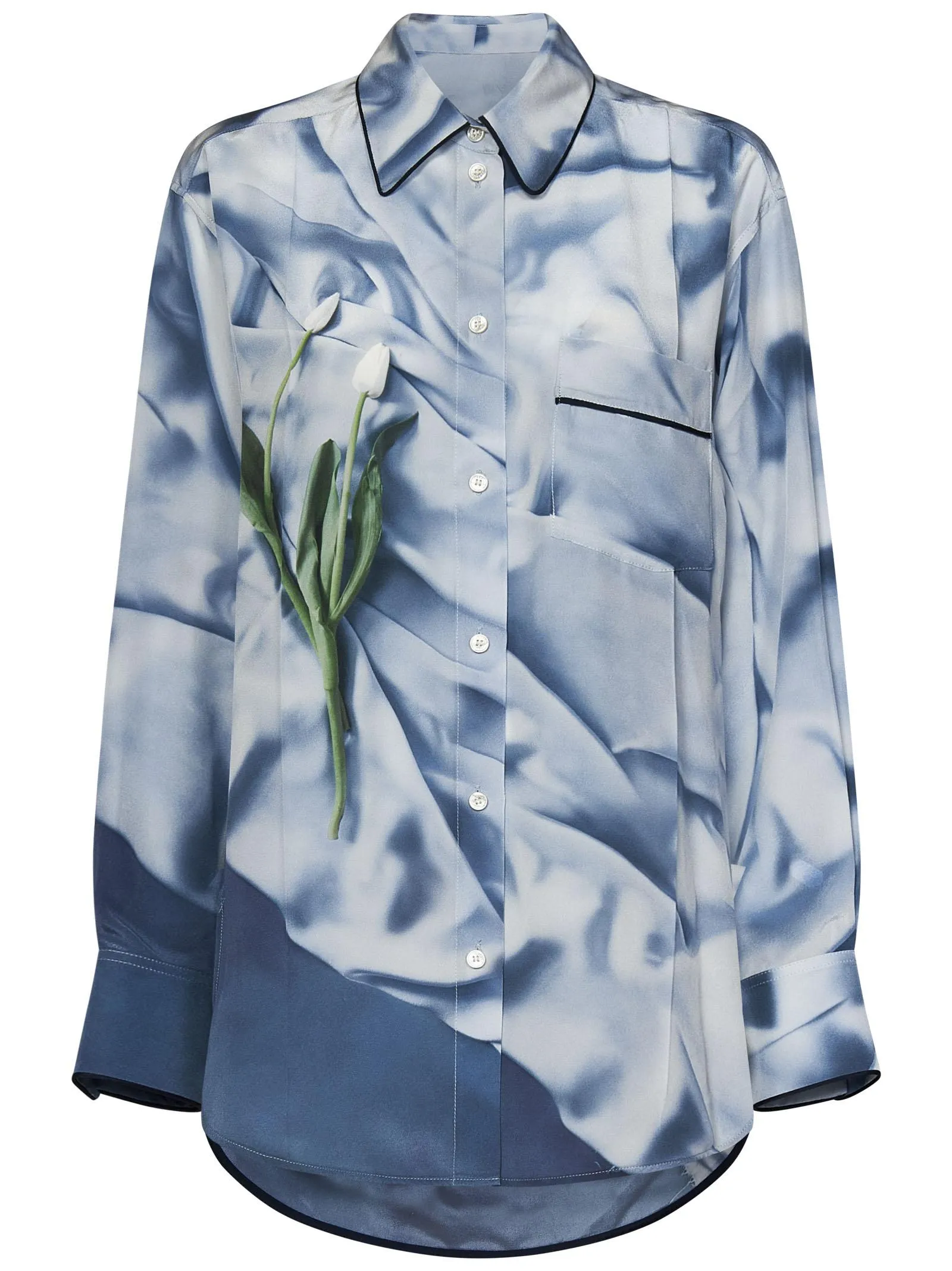 Victoria Beckham Light Blue Shirt sold by Lord & Taylor