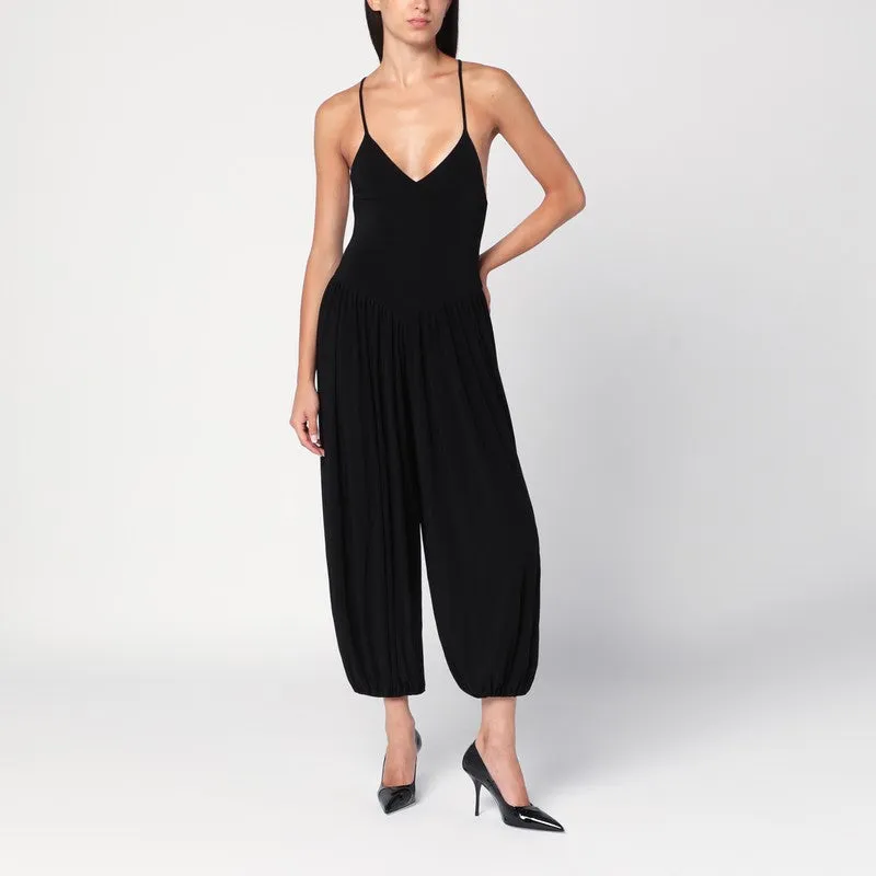 Norma Kamali Kelly black jumpsuit sold by Lord & Taylor