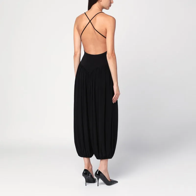 Norma Kamali Kelly black jumpsuit sold by Lord & Taylor product image thumbnail 2