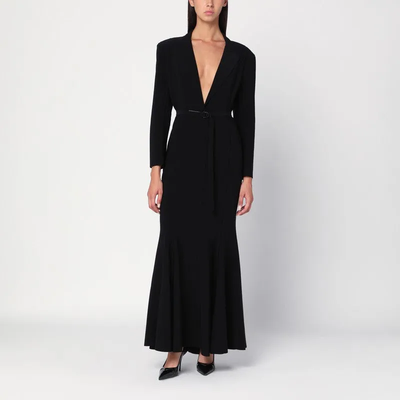 Norma Kamali Long black mermaid dress sold by Lord & Taylor