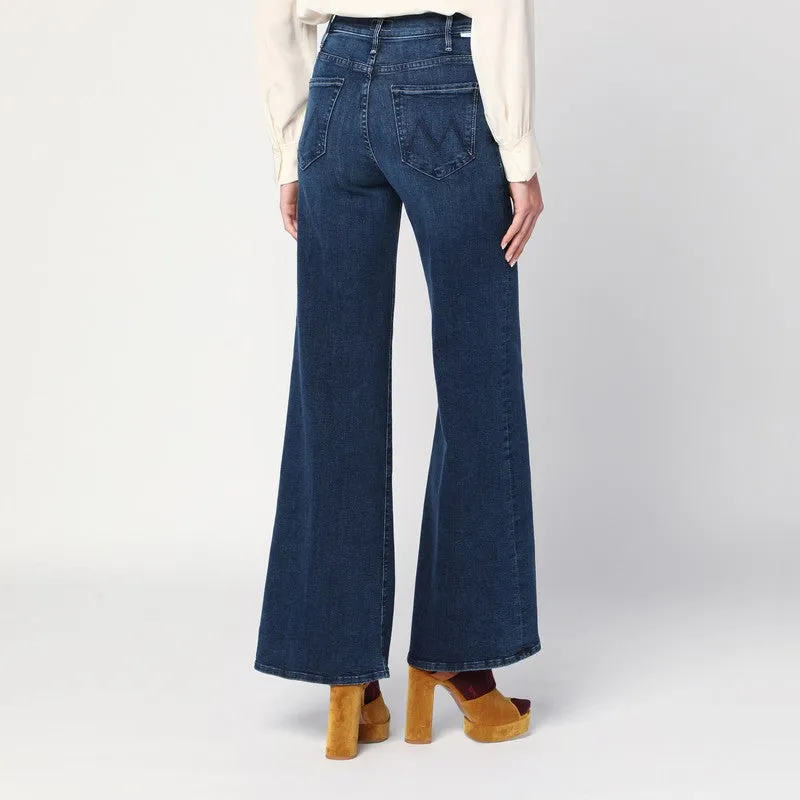 Mother The Hustler Roller Sneak palazzo jeans sold by Lord & Taylor product image thumbnail 2