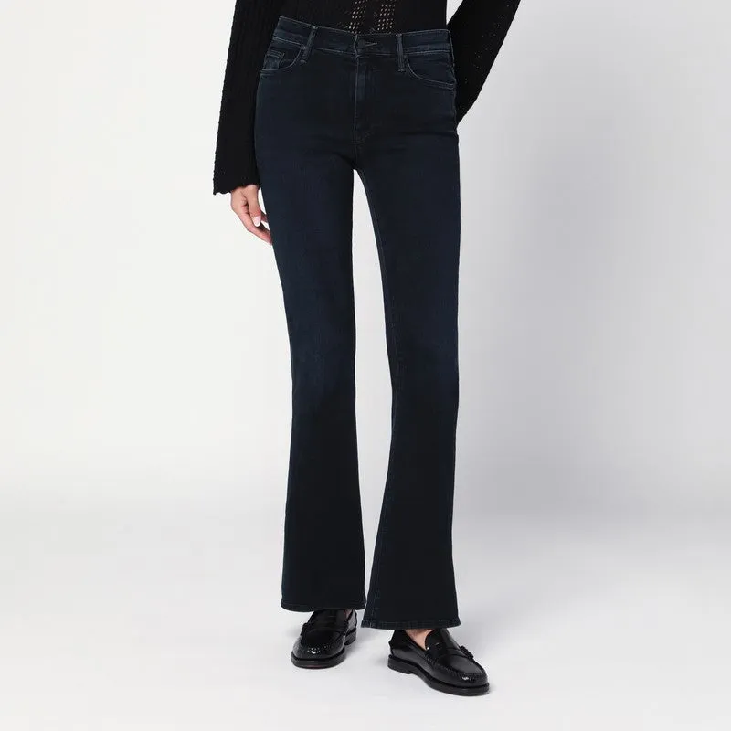 Mother The Weekender cropped jeans in black sold by Lord & Taylor