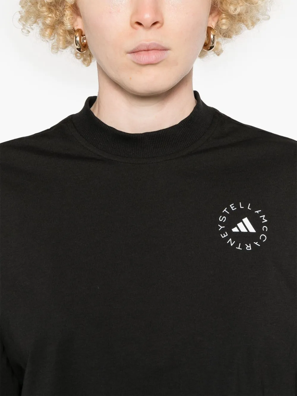 Adidas By Stella McCartney Planet Sport Cropped T-Shirt sold by Lord & Taylor product image thumbnail 4