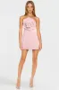 The Cecile | Blush Strapless 3D Flower Mini Dress sold by Lord & Taylor
