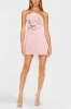 The Cecile | Blush Strapless 3D Flower Mini Dress sold by Lord & Taylor