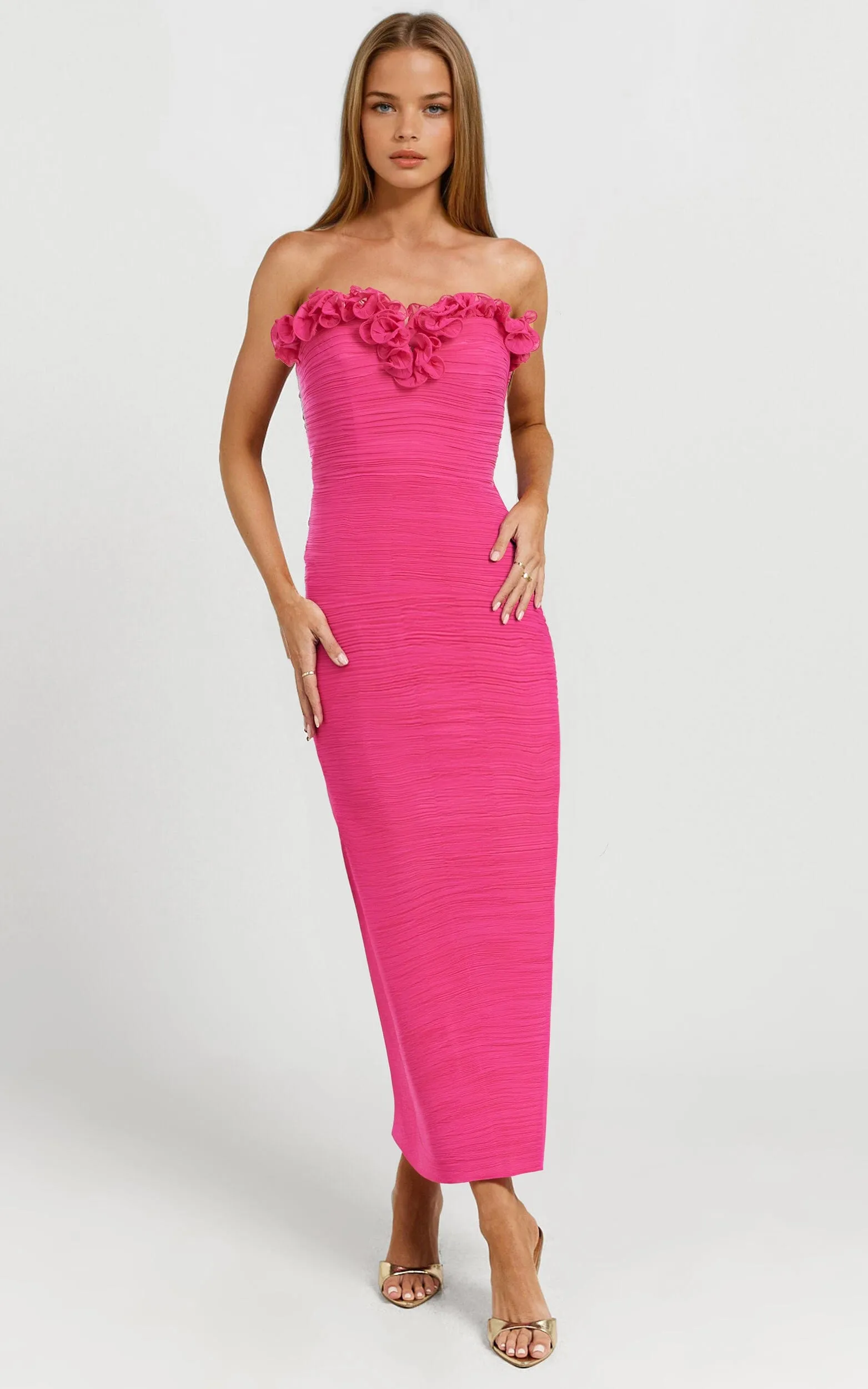 The Mia | Strapless Ruffled Gown sold by Lord & Taylor product image thumbnail 4