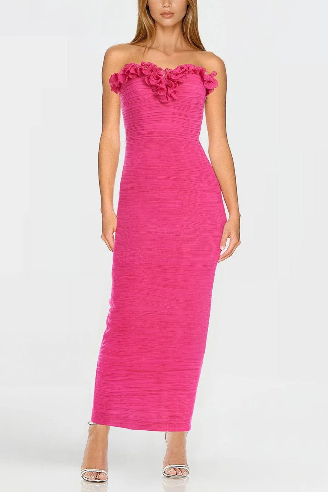 The Mia | Strapless Ruffled Gown sold by Lord & Taylor