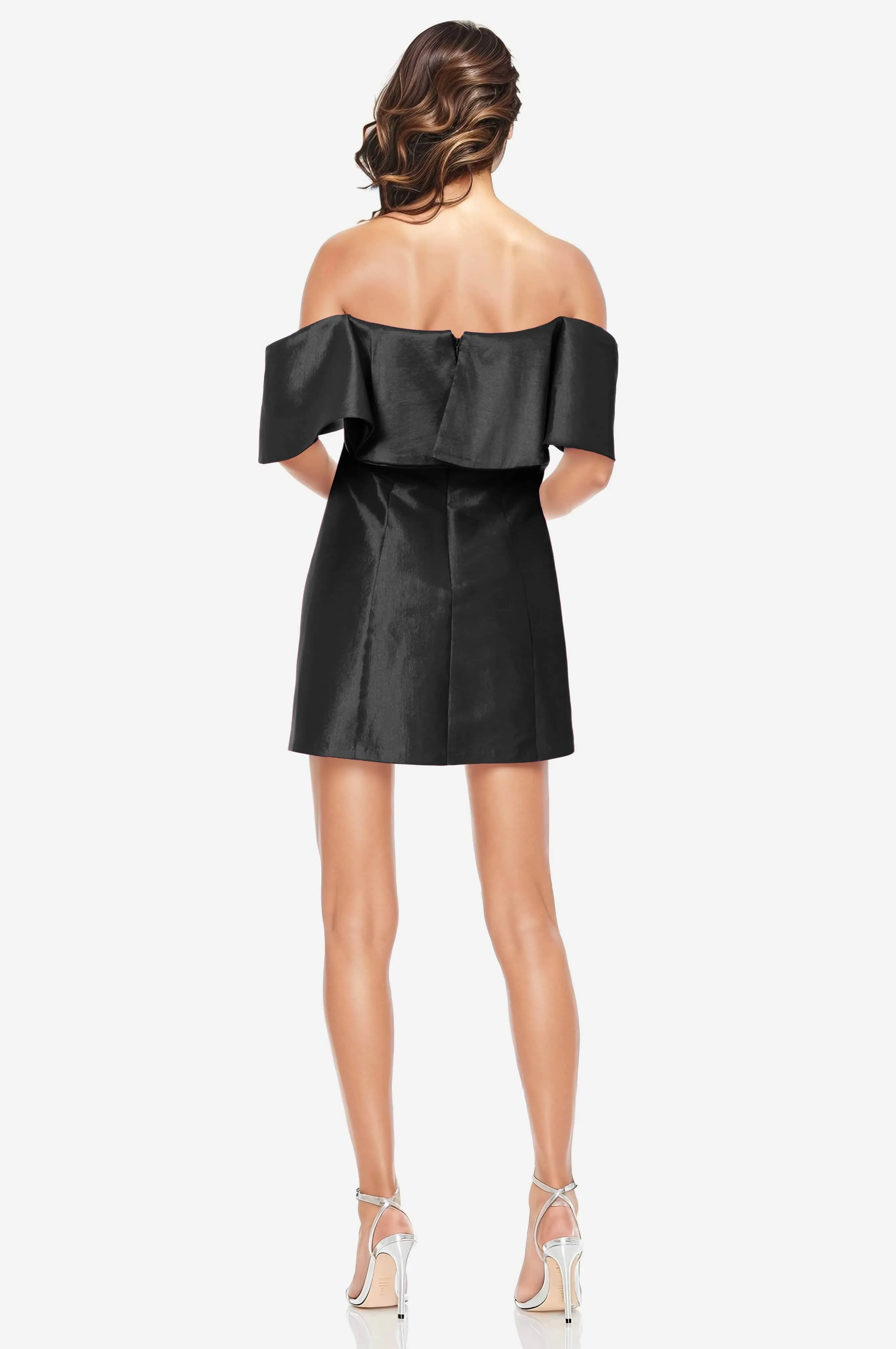 The Blakely | Black Off-The-Shoulder Cocktail Dress sold by Lord & Taylor product image thumbnail 4