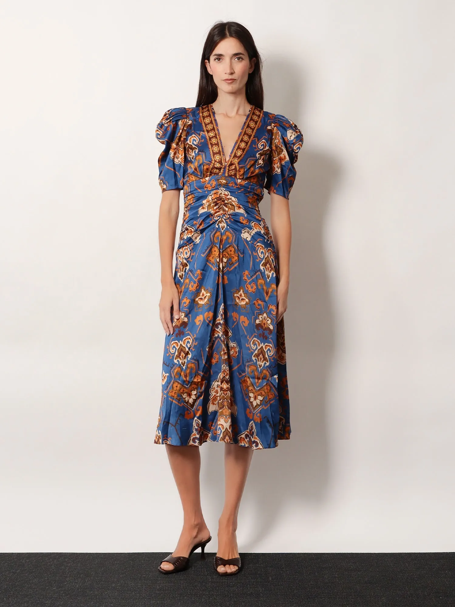 Floral Viscose Midi Dress sold by Lord & Taylor product image thumbnail 2