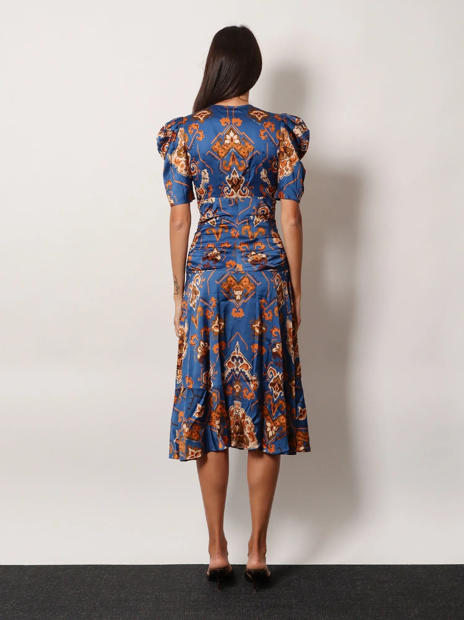 Floral Viscose Midi Dress sold by Lord & Taylor product image thumbnail 3