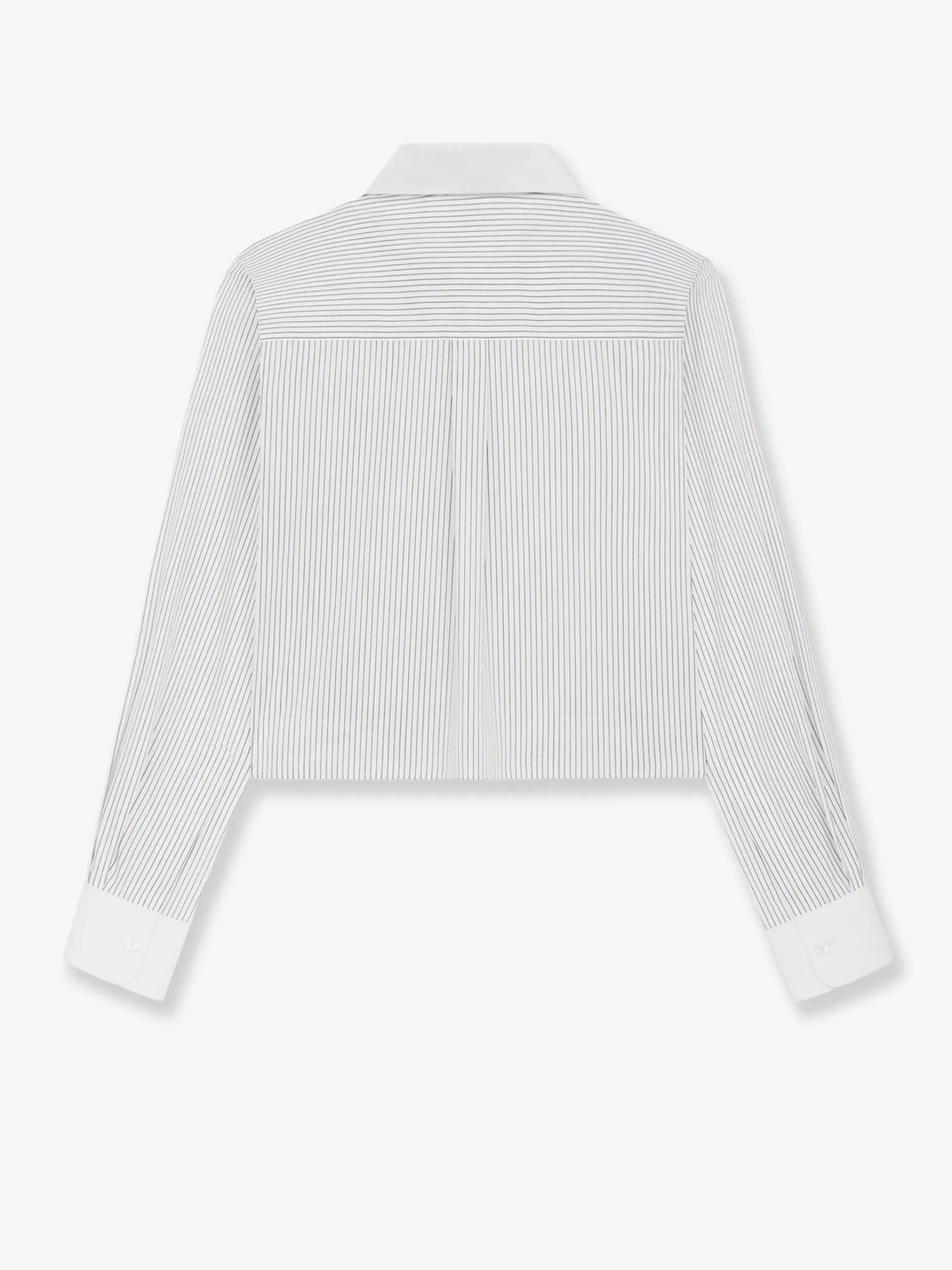 Cropped Cotton Shirt with Striped Motif sold by Lord & Taylor product image thumbnail 2