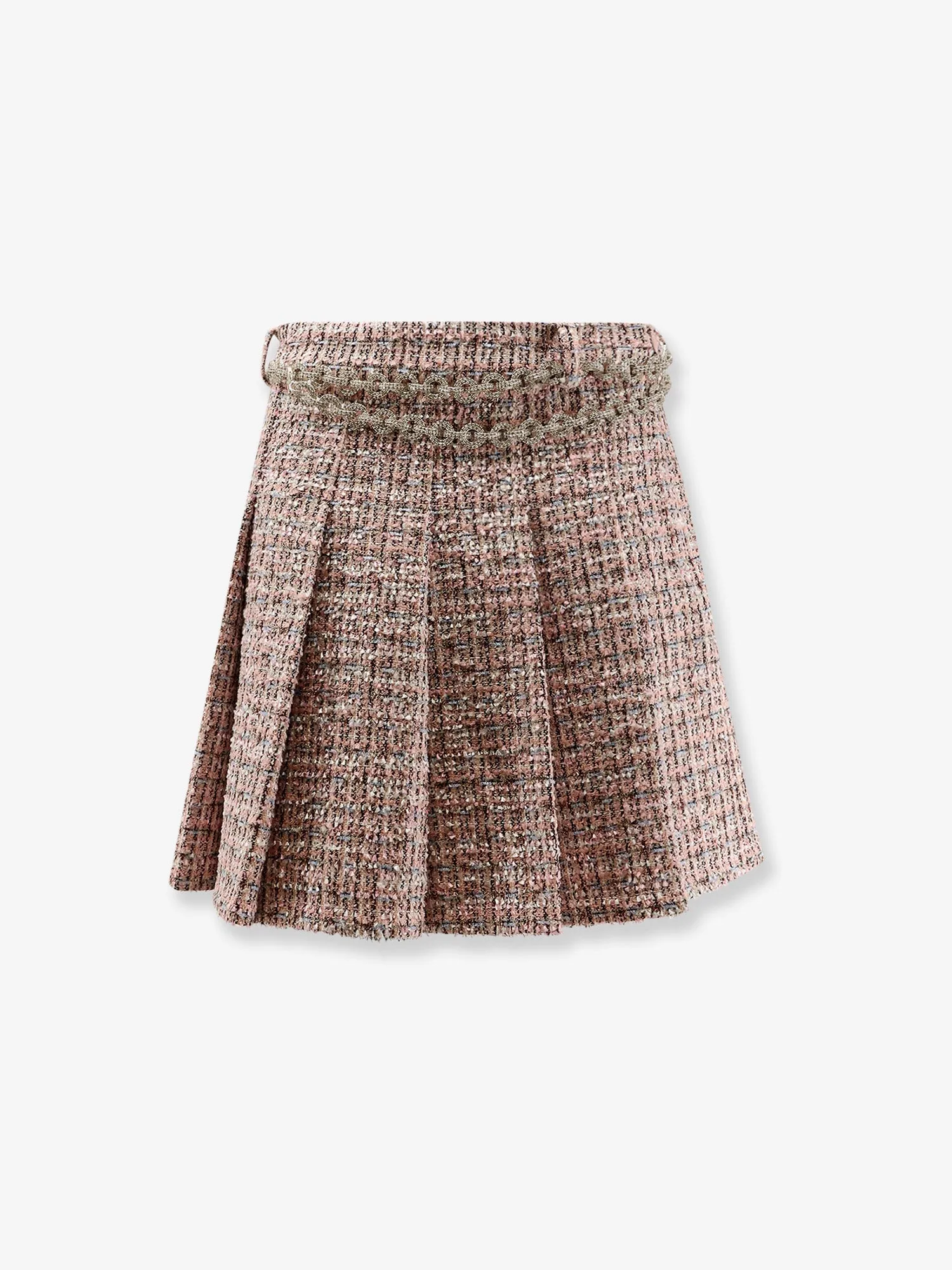 Pink Bouclé Miniskirt sold by Lord & Taylor