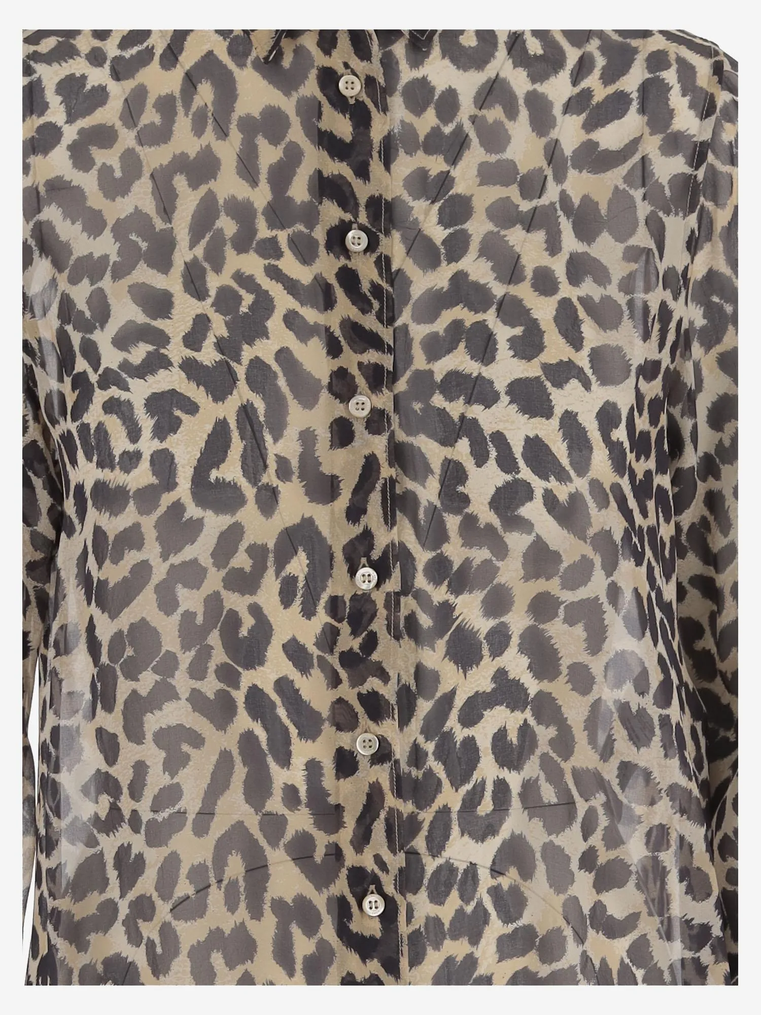 Silk Shirt with Leopard Print sold by Lord & Taylor product image thumbnail 2