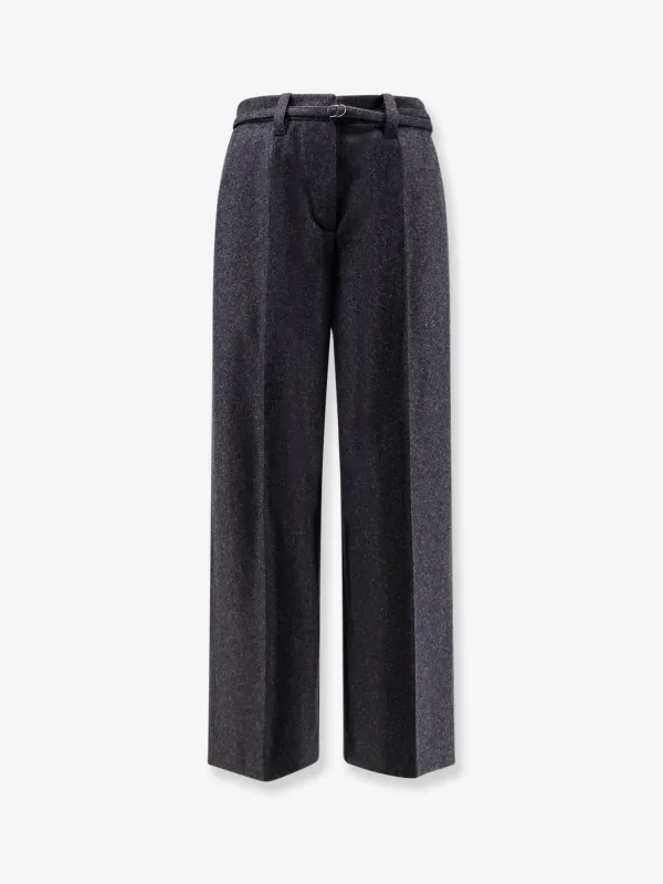 Virgin Wool Trousers with Belt sold by Lord & Taylor