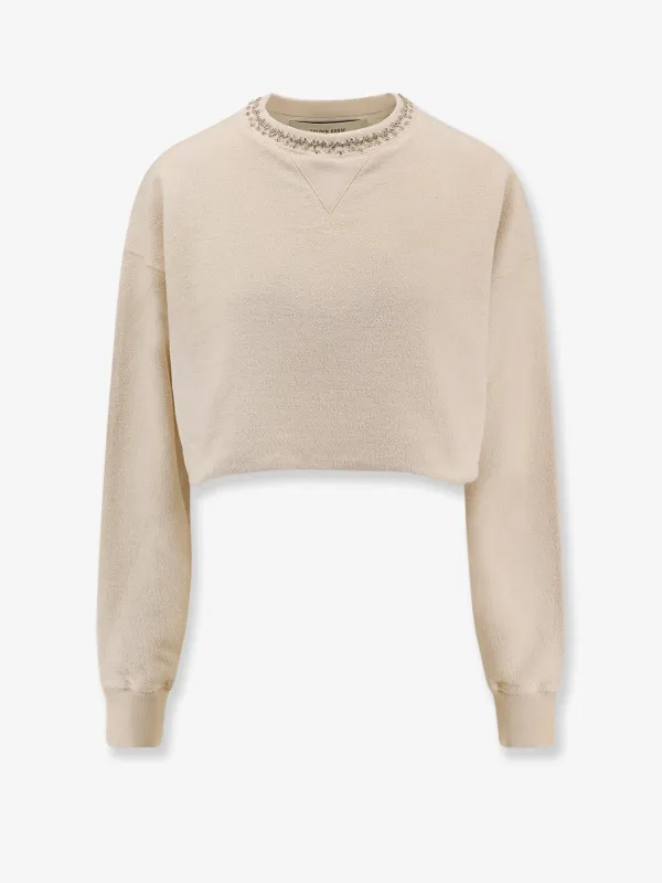 Nives Cotton Sweatshirt made by Golden Goose