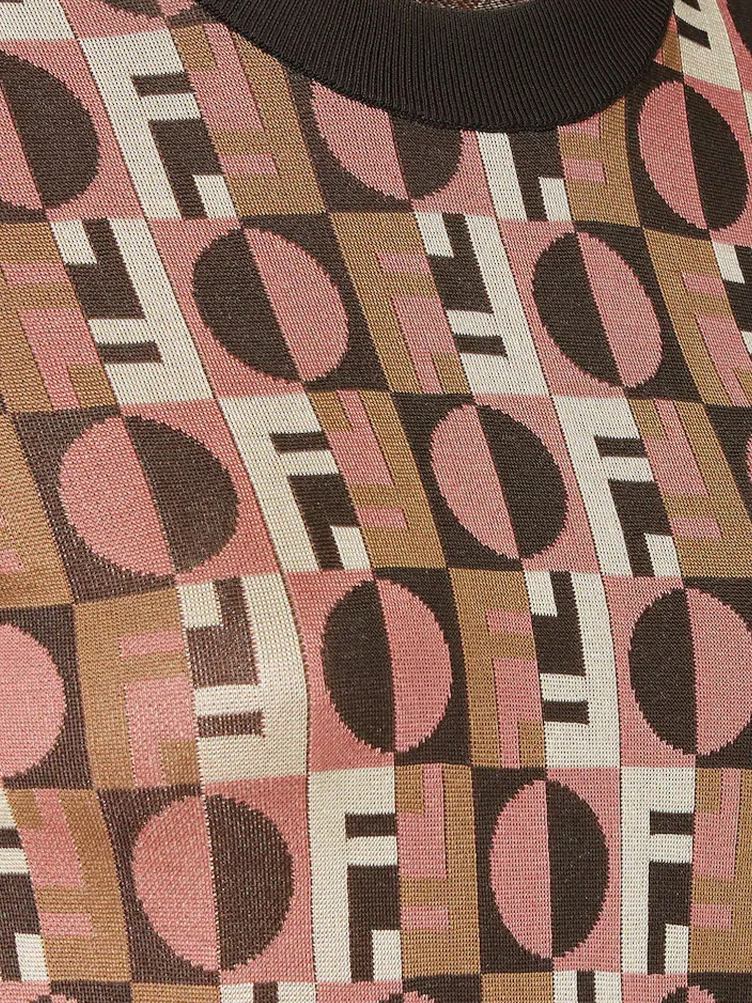 Fendi Viscose Sweater with Optical Motif sold by Lord & Taylor product image thumbnail 3