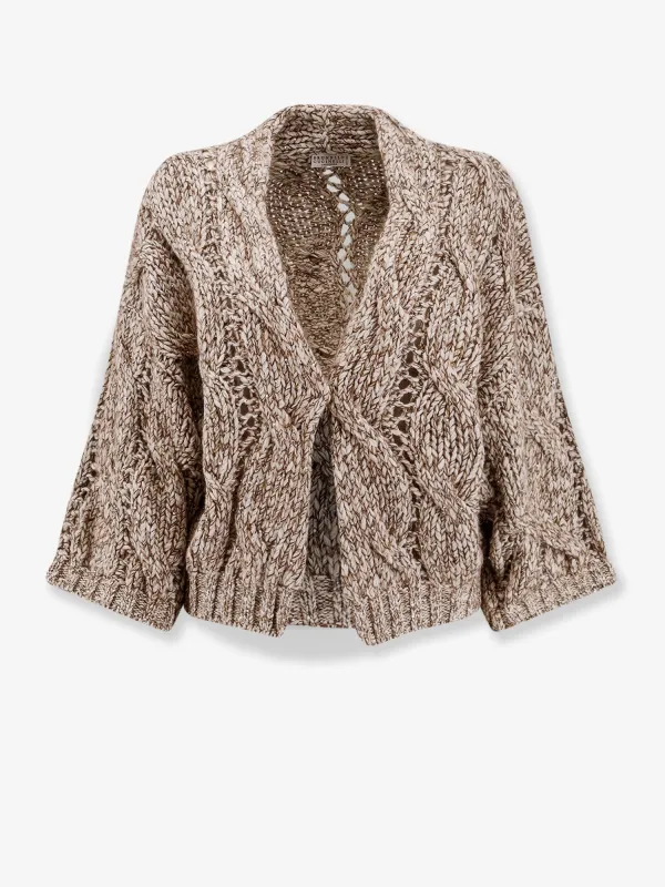 Wool and Cashmere Cardigan with Sequins sold by Lord & Taylor