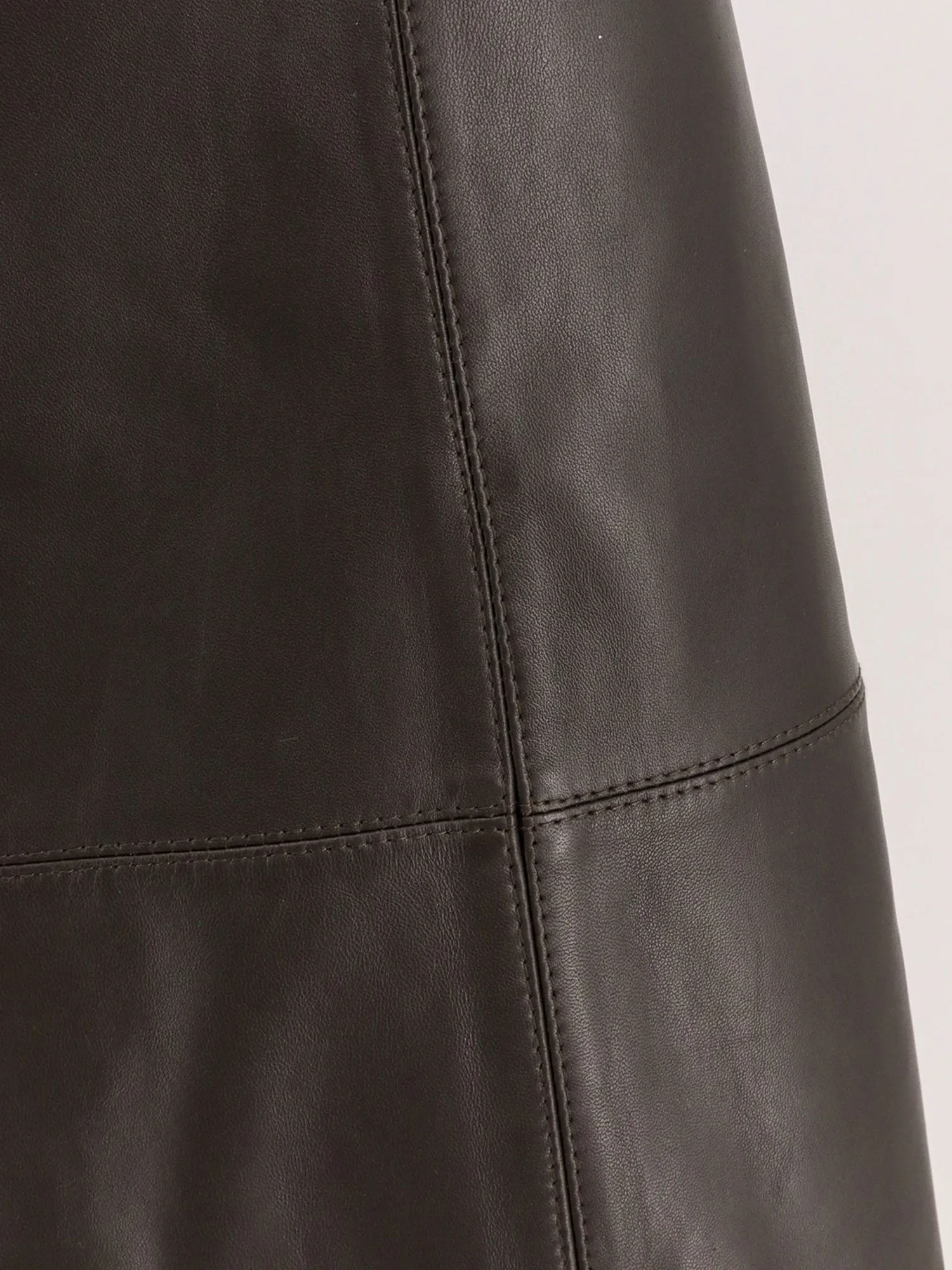 Gwen Leather Midi Skirt sold by Lord & Taylor product image thumbnail 3